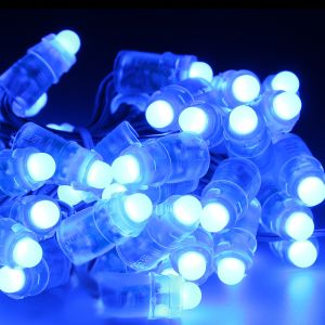 Blue IC16716 9mm 0.1W Addressable Led Light String