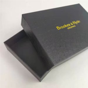 Matte Black Paper Gift Package Box Custom For Jewelry Watch Eyewear