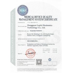 Dongguan Luphi Electronics Technology Co., Ltd. Certifications