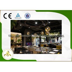 Quality Stainless Steel Filter Teppan Yaki Grill Table Basic Configuration for sale