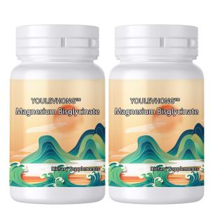 Gluten Free Magnesium Bisglycinate Capsules Non GMO Vegetarian Friendly FDA