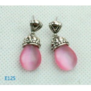 Wholesale fashion 2012 crystal dangle drop earrings with rhodium plated