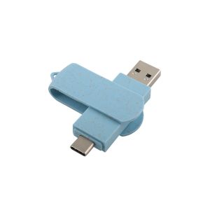 Quality Recyclable Materials USB Flash Drive With Type C U Disk For Data Storage for sale