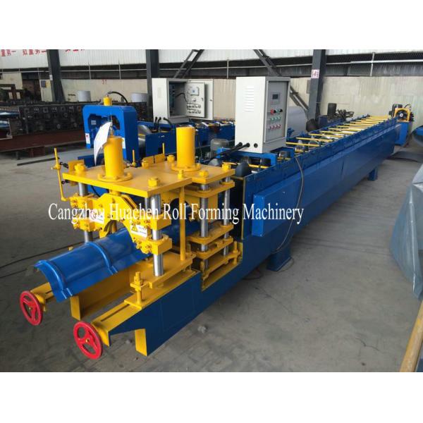 Buy Full Automatic Steel Roof Ridge Cap Roll Forming Machine Cr12 For PPGI at wholesale prices