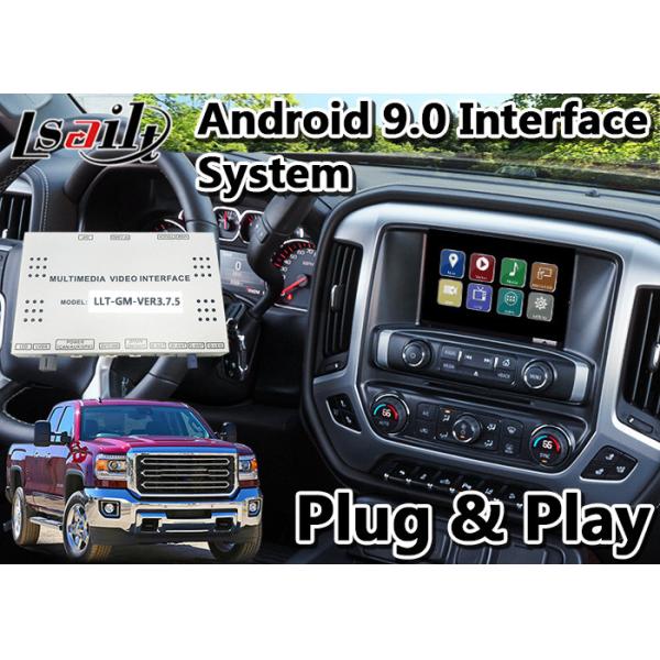 GMC Sierra Android 9.0 Navigation Video Interface for 2014-2019 support APPS/MCU