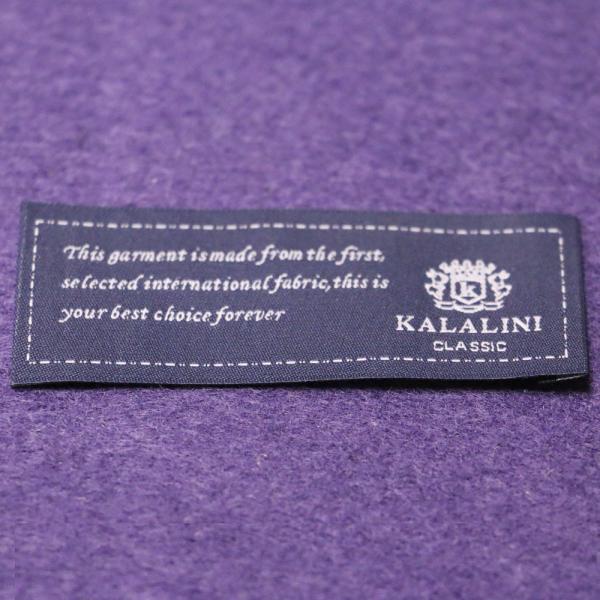 Customized Woven Apparel Labels Straight Cut Satin Damask , Testex