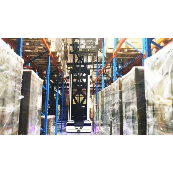 AS/RS (VFR+VNA+Q1P),VFR+Very Narrow Aisle+ Large and Small Car ,Very Narrow Aisle Fork-type Autonomous Mobile Robot for Warehouse Pallet Stacking And Handling
