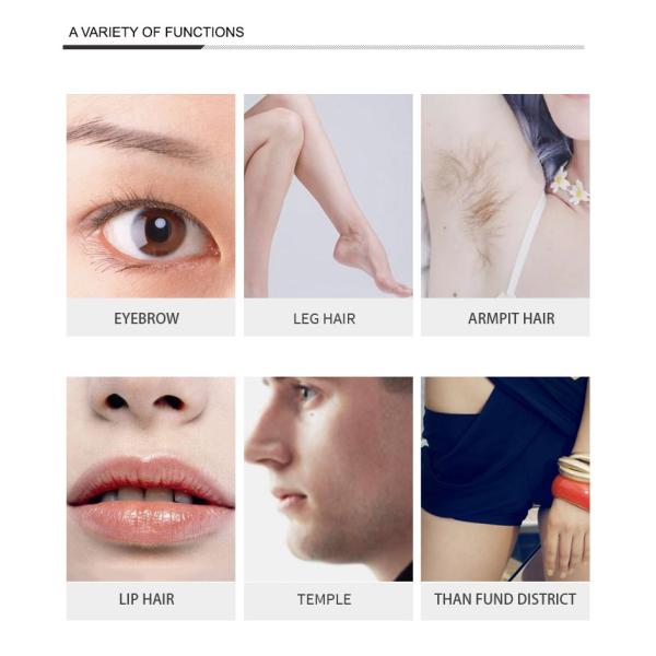 Flexible Eyebrow Trimmer Lady Razor Facial Hair Remover Eyebrow Razor Trimmer Blade Shaver for Women