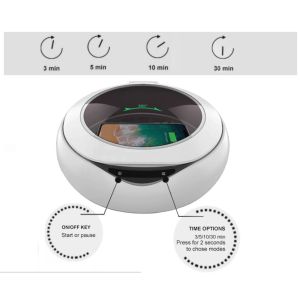 Wireless Charger 280nm 10min 30mw UV Sterilizer Box