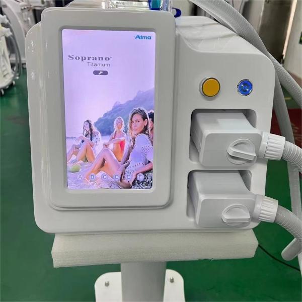 755 808 1064 Diode Laser Machine For Hair Removal 2000W Ice Painless 4K Screen