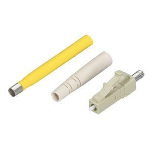 CATV Simplex Multimode LC optical fiber connector Beige Housing