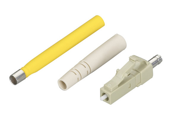 Buy CATV Simplex Multimode LC optical fiber connector Beige Housing at wholesale prices