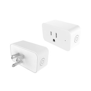 Plastic Material 15A Max Power 1800W Wifi Smart Power Plug