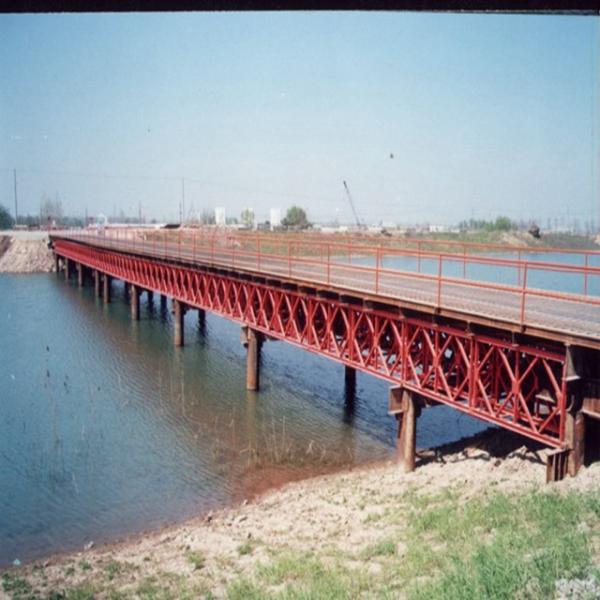 Buy Galvanized Steel Bailey Bridge With 1448mm Panel Height at wholesale prices