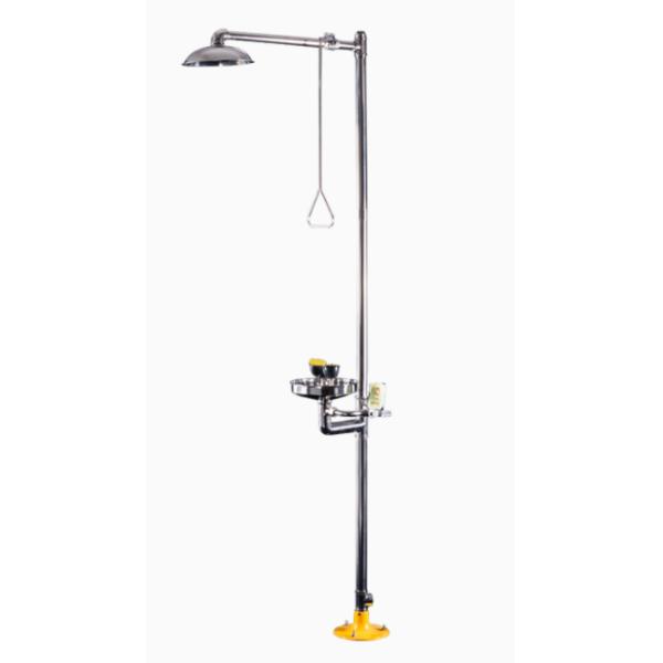 Buy ANSI-Compliant Stainless Steel Combination Shower and Eyewash Station at wholesale prices