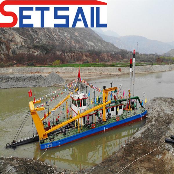 Hydraulic Cutter Suction Dredger with Cutter Head and Diesel Engine