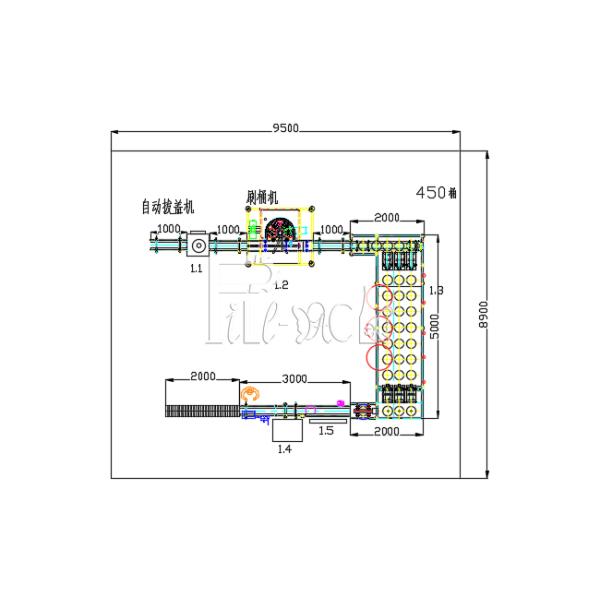 Jar Water 450BPH 5 Gallon Bottle Filling Machine