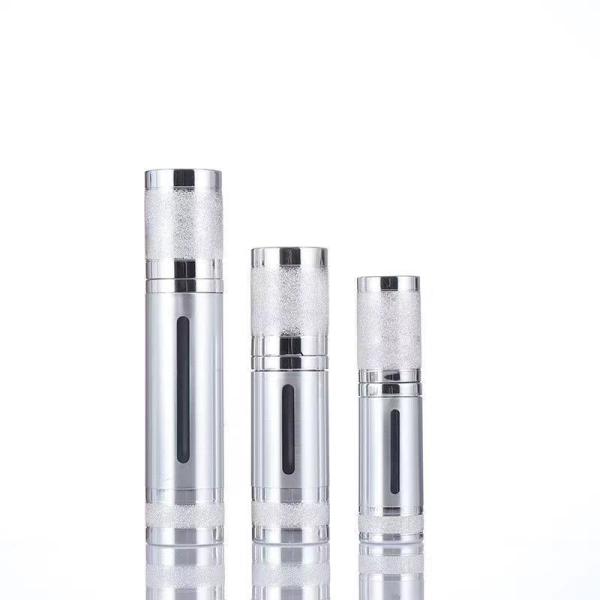 Customized Airless Pump Bottle 15ml 30ml 50ml Plastic Aluminum