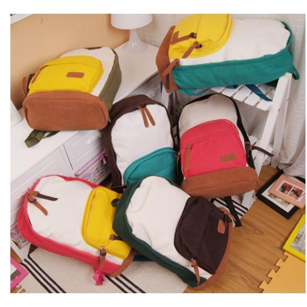 Fashion canvas backpack
