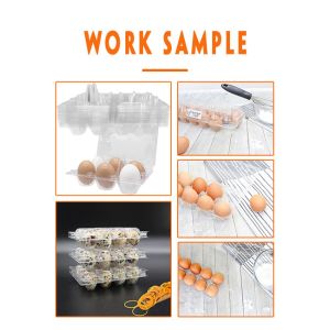 PE Disposable Egg Tray Making Machine Thermoforming Maker 12X2.7X2.4m