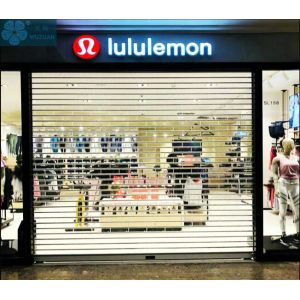 Crystal Slats 4m Wide 3m High Clear Roller Shutters