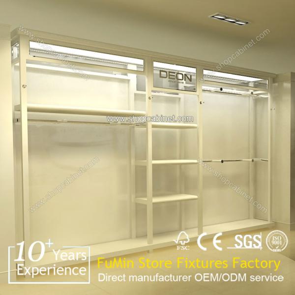 Buy Hot sale metal sturdy adjustable modern floor standing garment shop display stand at wholesale prices