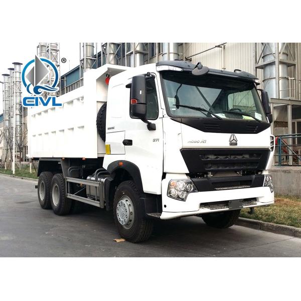 SINOTRUK 6 x 4 Howo A7 Heavy Duty Dump Truck 371hp Front Hyva Lifting 30T