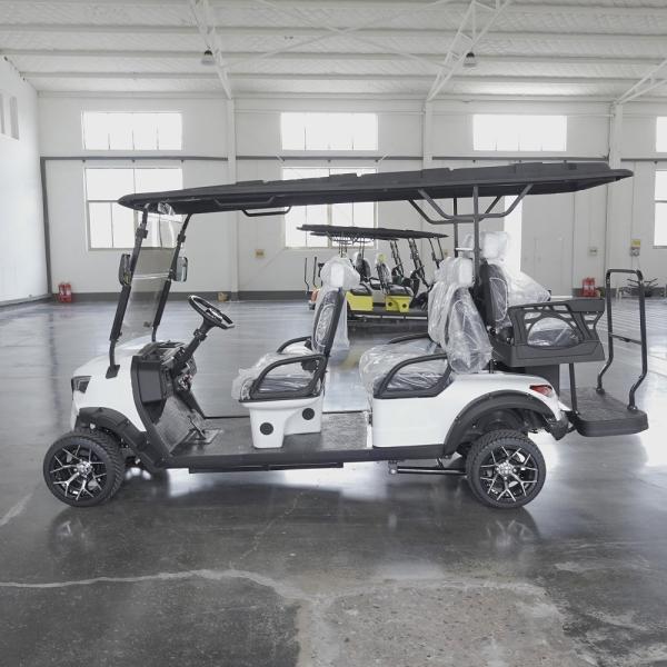 Customizable Logo 6 Seater Golf Cart With 120mm Ground Clearance And Maximum Travel Speed Up To 30km/h