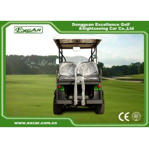 Green 6 Passenger Electric Golf Carts Charging Time 8-10 Hours Steel Chassis