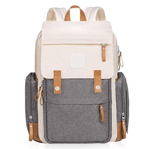 Canvas Baby Diaper Backpack Large Capacity 40l For Mom