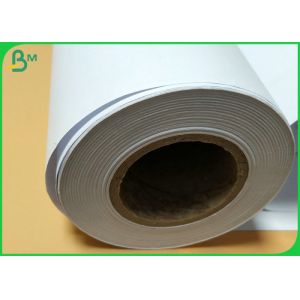 Inkjet Printing 60gsm Bond Plotter Paper Roll For Drafting Printer