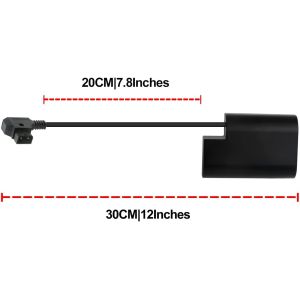 Alvin'S Cables E6 Dummy Battery To D Tap Power Cable For Canon R5C Camera 30CM