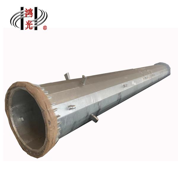 Buy Variable Color Tubular Steel Pole Durable For Power Transmission at wholesale prices