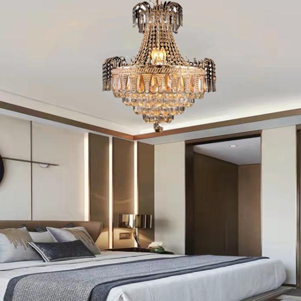AC265v Crystal Hanging Pendant Lights Dia 400mm With 4 Heads