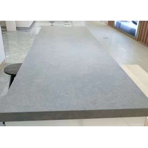 Durable Grey Quartz Stone Scratch Resistance Man Made Quartz Countertops