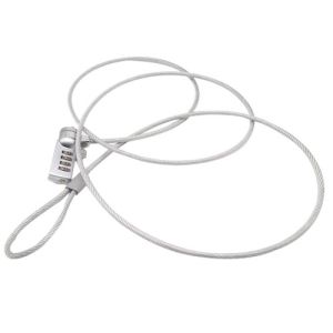 6MM Super Thick Notebook Cable Lock Heavy Duty Tablet Security Cable Zinc Alloy