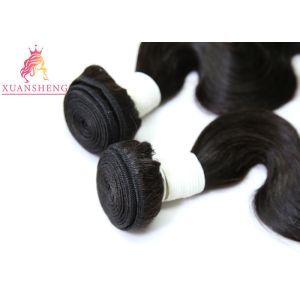 100% Unprocessed Peruvian Body Wave Extensions Thick Bottom Hair End