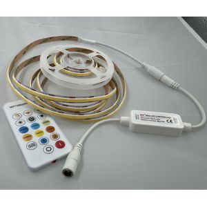 560 LED/M Pure Dynamic White Warm White COB LED Strip Kit for Home Backlight 24V DC
