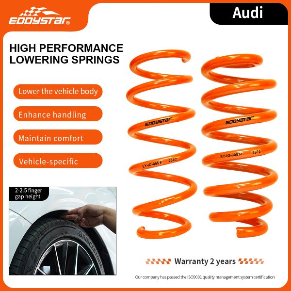 EDDYSTAR High-Stiffness Sport Lowering Springs with Progressive Spring Rate and