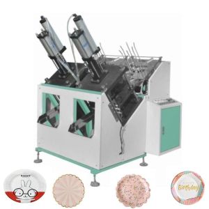 Auto 100-800gsm Cardboard Paper Plate Making Machines 500Kg