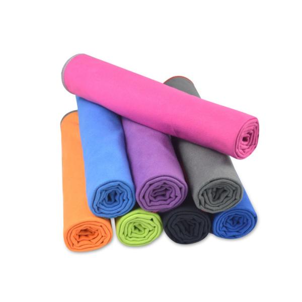 Buy OEM Services Wholesale Quick Dry Custom Logo Microfiber Gym Sports Towel With Mesh Bag at wholesale prices