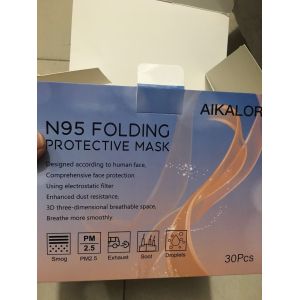 KN95 Respirator Face Mask Protection Mask with FDA CE certification (30p/pack)