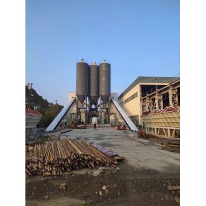 60m3 150Kw Portable Concrete Batch Plant Advanced Electrical 60m3/H