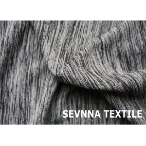 Semi Dull Polyester Woven Fabric , Vanish Patterned Polyester Lycra Fabric