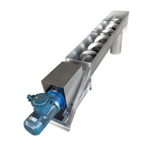 High Temperature Shaftless Tubular Screw Conveyor Machine Stainless Steel