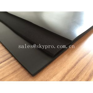 Latex foam neoprene rubber sheet roll laminated with nylon or polyster fabric