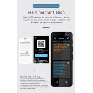 OEM Online Offline Accurate Instant Voice Translator Realtime 138 Language