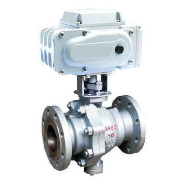API 6D Side Entry Flanged Ball Valve Class 150 Trunnion Mounted With Electric Actuator