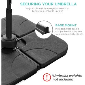 Canopy, Cantilever Umbrella Hanging Umbrellas, Fade Resistance & Water-repellent