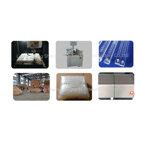 Low OH Content Hot press quartz bar, Quartz Strip Fitting Strict Size Control